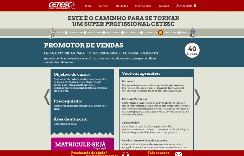 Cetesc - Caminho Promotor de Vendas