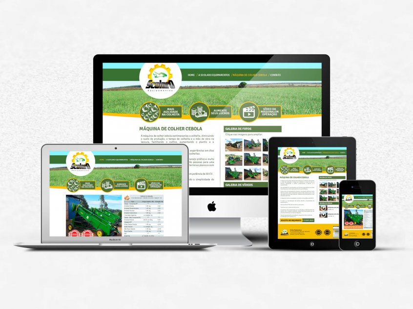 Website Scolaro Equipamentos