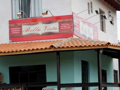 Placa Restaurante Bela Vista