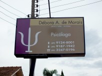 Placa Débora A. de Morais
