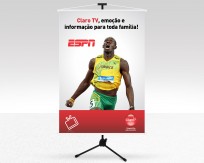 Banner Claro TV Usain Bolt