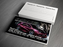 Cartão de visita Garage suspensões especiais
